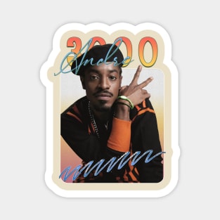 Vintage Aesthetic Andre 3000 Magnet