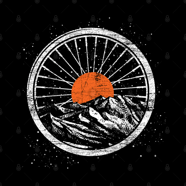 Wheel Bike Grunge by ShirtsShirtsndmoreShirts