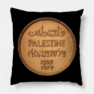 Palestine coin 1927 Pillow