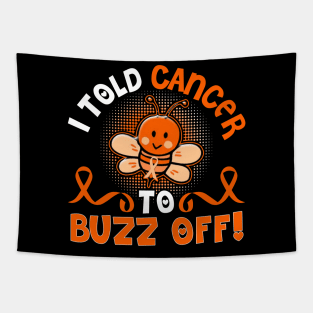 funny kidney cancer bee warrior Tapestry