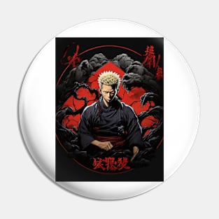 Samurai warrior tokyo japan darkness mode v.2 Pin