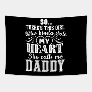 Heart Daddy Tapestry