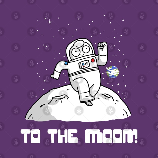 To The Moon by City Folk Merch