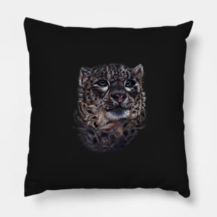 Snow leopard Pillow