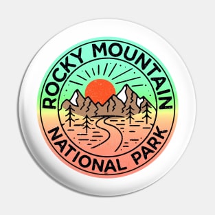 Rocky Mountain National Park Colorado Mountains Laptop Pin