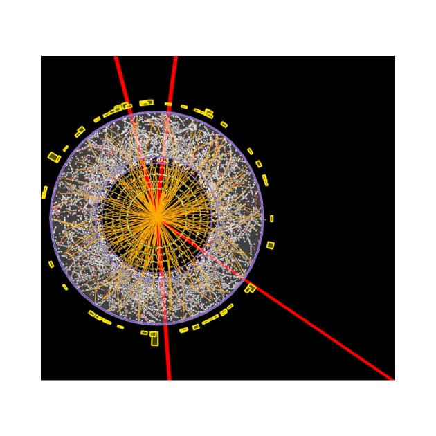 Higgs boson event, ATLAS detector (C013/6892) by SciencePhoto