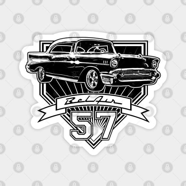 57 Chevy Belair Magnet by CoolCarVideos