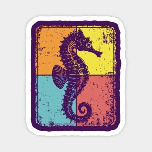 Cute Seahorse Pop Art | Magical Sea Creature Magnet