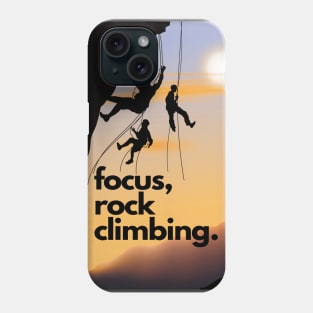 Instructor, Coach, Rock Climbing Phone Case