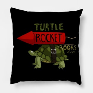 Turtle Rocket Books logo Pillow