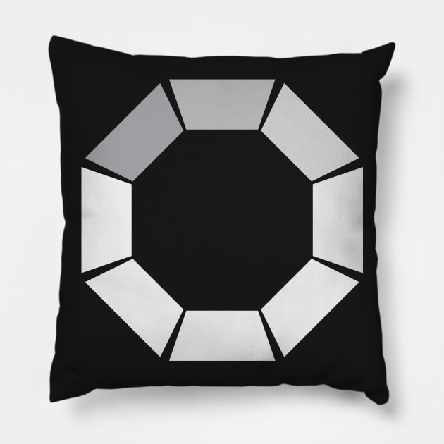 Black Mirror Loading Symbol Pillow by cxtnd