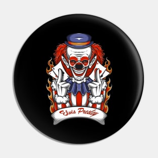 Elvis Presley Poker Clown Pin