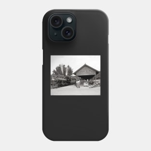 Catskill Mountains Railroad Station, 1902. Vintage Photo Phone Case