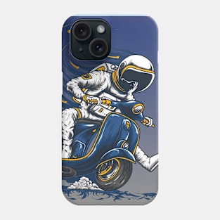 astronaut riding Phone Case