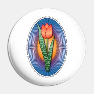 Parkinsons Help Find a Cure Tulip Pin