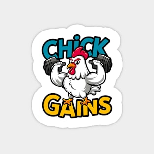 Chick Gains | Funny Magnet