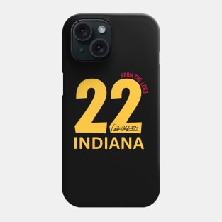 Caitlin Clark #22 Indiana from the logo Phone Case