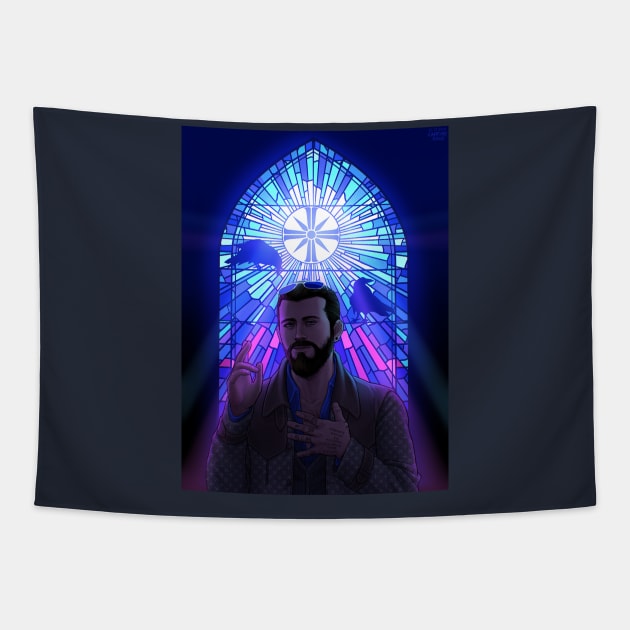 Benediction Tapestry by zaffyrr