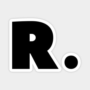 R letter alphabet Magnet
