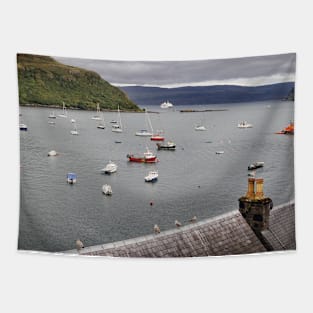 The harbour at Portree -  Isle of Skye, Scotland Tapestry