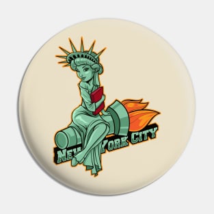 New York City Badge Pin