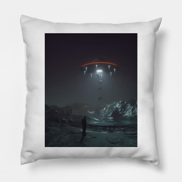 AREA 51 UFO Pillow by XOXOX