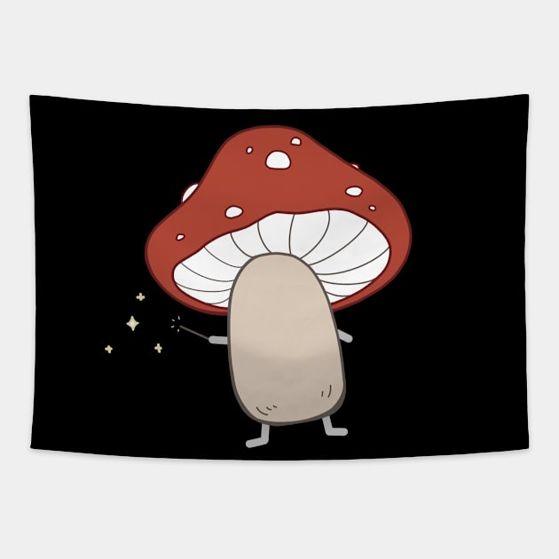 Magician Mushroom Tapestry by Lotte