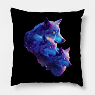 Wolf Mythical Mammals Pillow