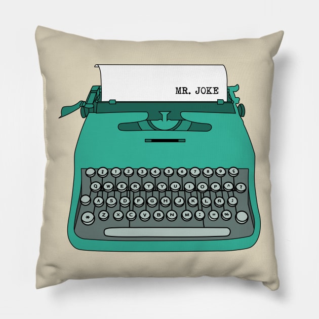 Typewriter Pillow by MrJoke