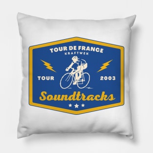 Kraftwerk - Tour De France // Original Logo Fan Art Style Pillow