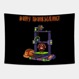 3D Printer #4 Thanksgiving Edition Tapestry