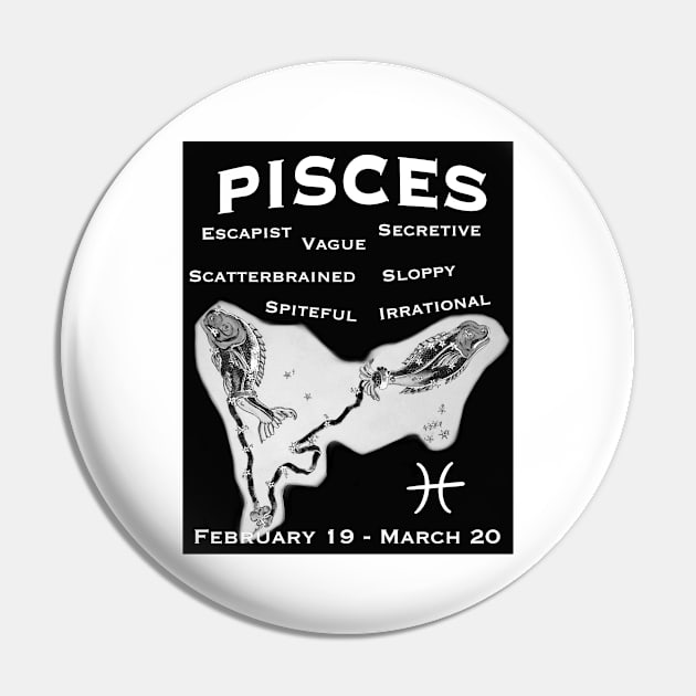 Pisces Negative Traits Pin by Pheona and Jozer Designs