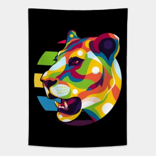 The Wild Lion Tapestry