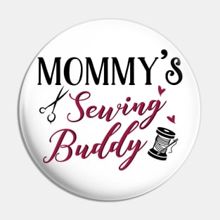 Sewing Mom and Baby Matching T-shirts Gift Pin