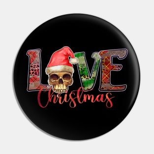 christmas vibes skeleton skull Pin