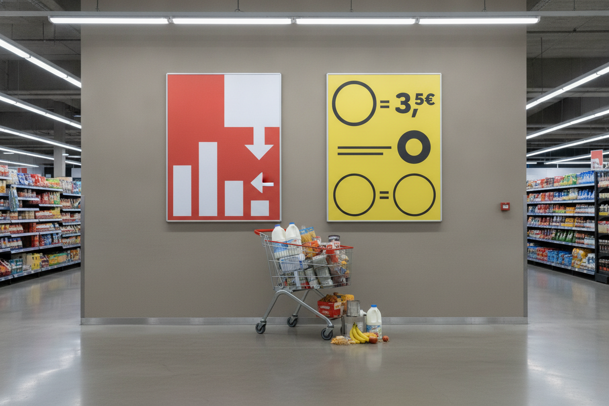 Carrefour face à Lidl et Aldi : ce que cachent les panneaux de prix