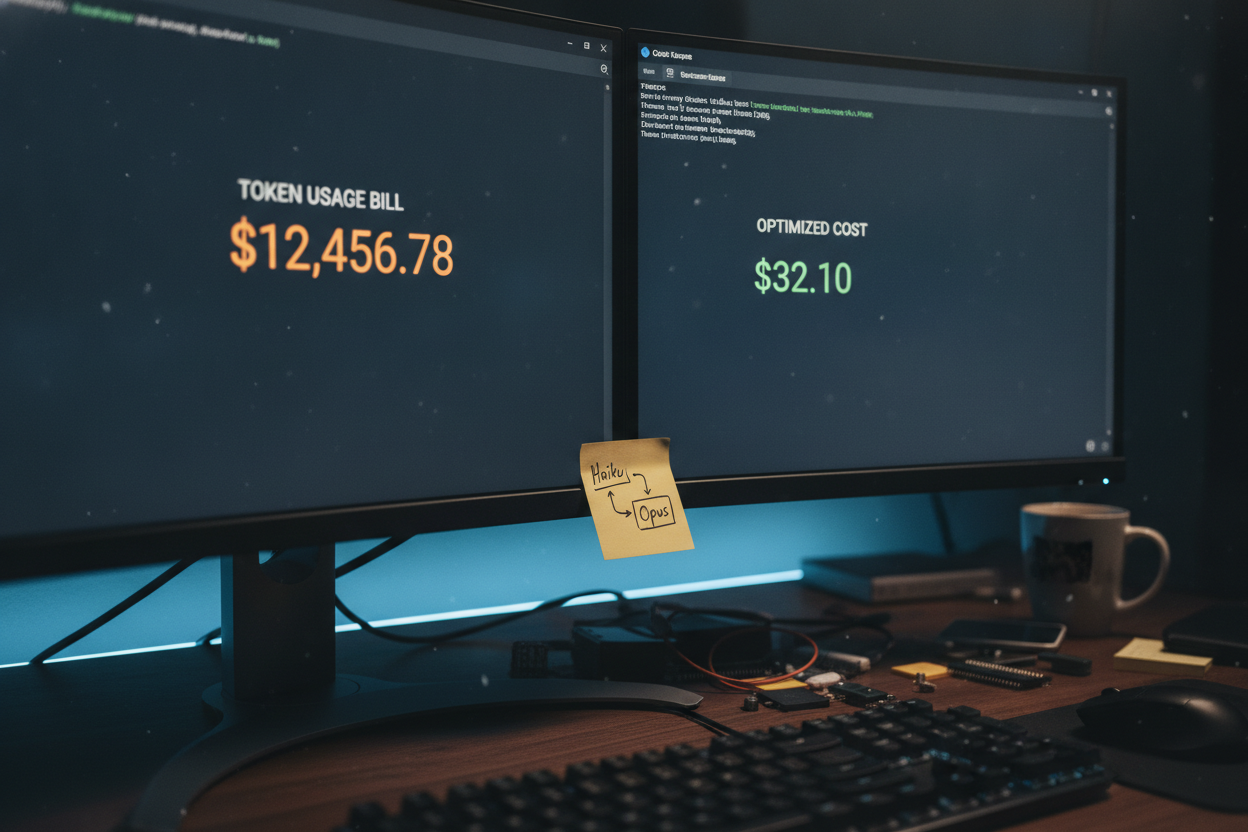 Claude Code Token Costs Cut 90% Using Model Routing