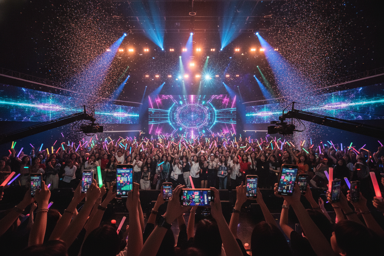 Korea's Weekly Music Core Broadcast Sparks Idol Fan Voting Surge