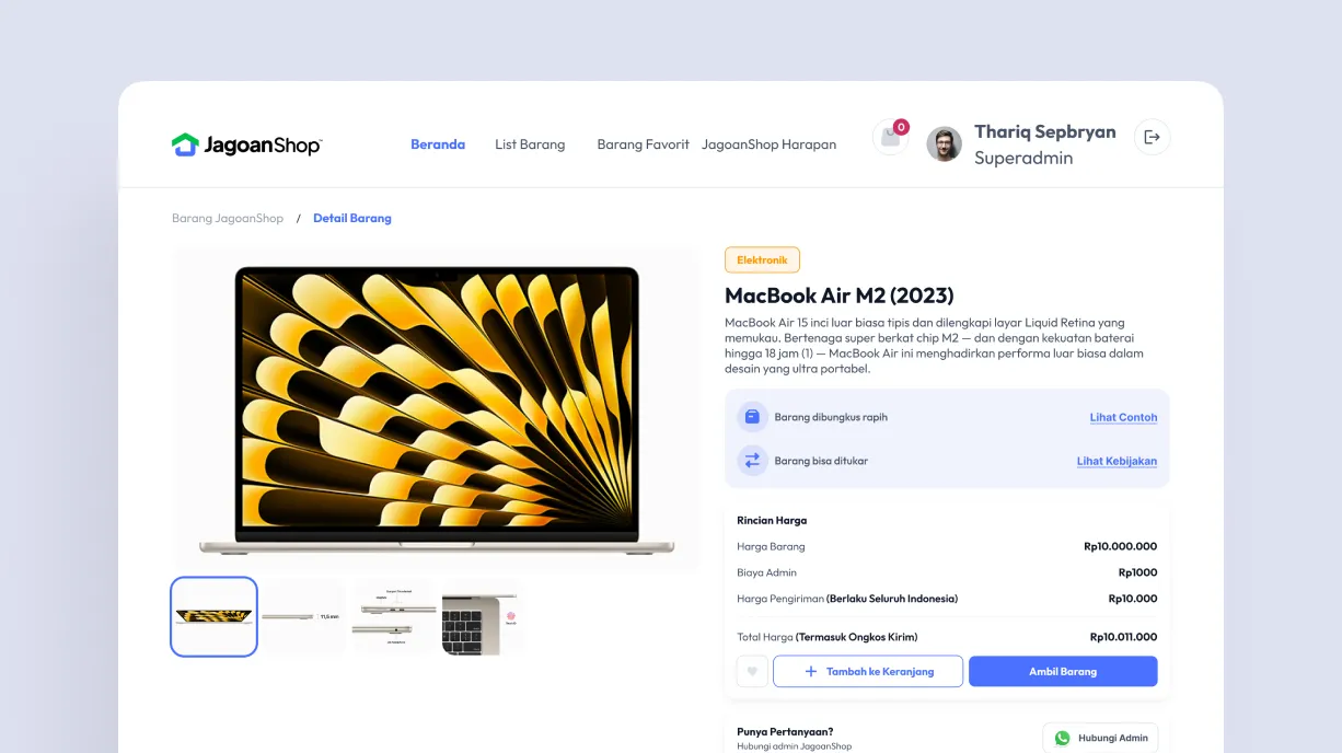 An all-in-one e-commerce platform comprising an admin seller dashboard, a buyer website, and a mobile buyer application.