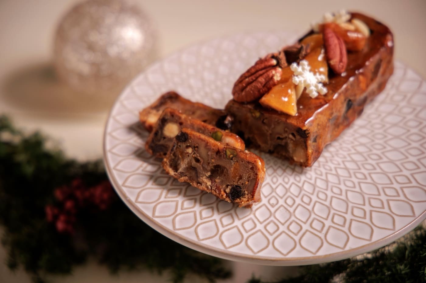 The Alsatian Berawecka with dried fruit and nuts from the Four Seasons Hotel Tokyo at Otemachi
