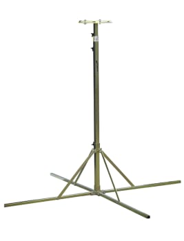 Stativ for lyskaster 1.5-3m m/festeplate galv