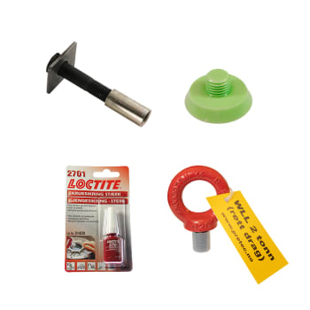 Heiskrok RS-M20 20kn komplett Sertifisert m/merkeskilt