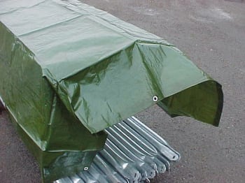 Presenning 130g grønn 4x6m 24m²