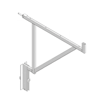 Løpekonsoll 90 cm - galv