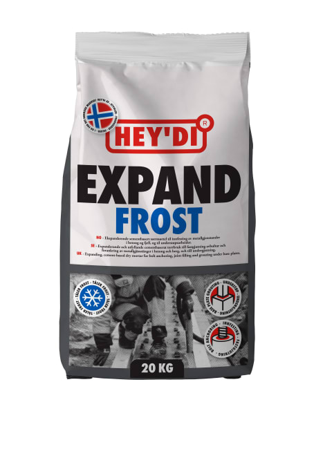 Heydi Boltemørtel Expand Frost 20kg