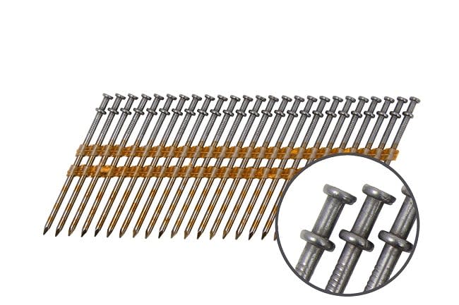 Tjep spiker FH 33/85 glat 21° duplex (75mm) 2000 stk