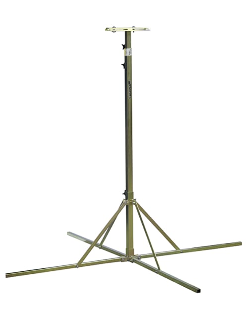 Stativ for lyskaster 1.5-3m m/festeplate galv