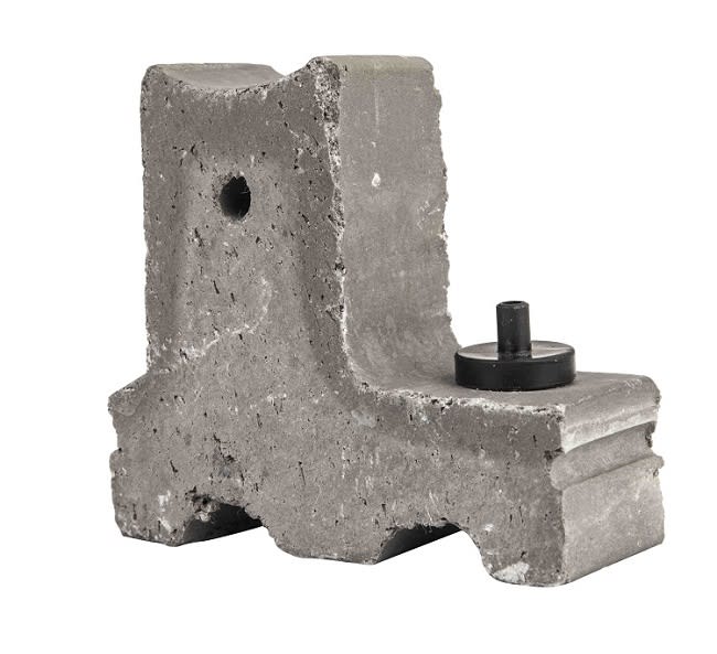 Betongstol type L 60mm m/2 hull ink.pakn. 130stk (R388)