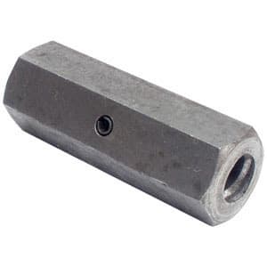 Skjøtemutter m/splint Ø20mm l=130mm