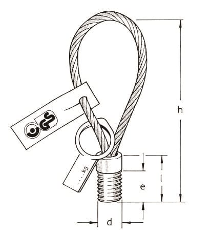 Wireløft 1260 M12x155 5kN